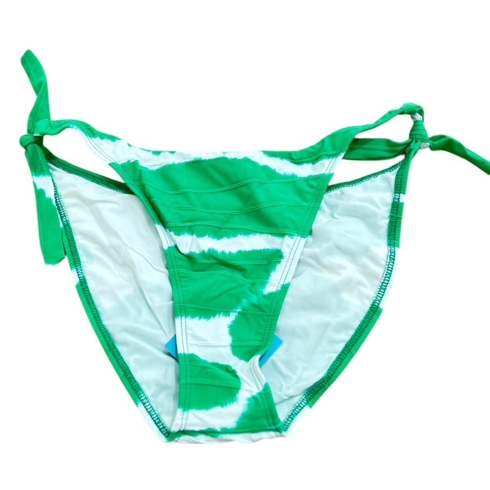 NWT Letarte green tie dye tie swimwear bottom made in USA Maui Hawaii size large